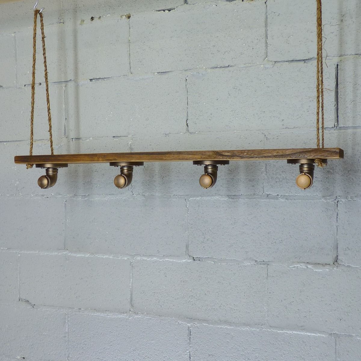 Modern Industrial Plant Holder Hanging Shelf