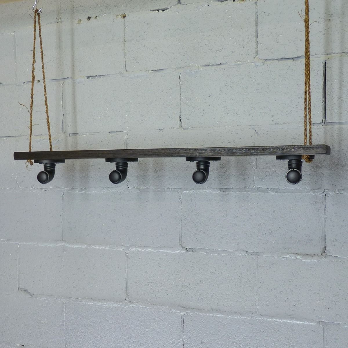 Modern Industrial Plant Holder Hanging Shelf