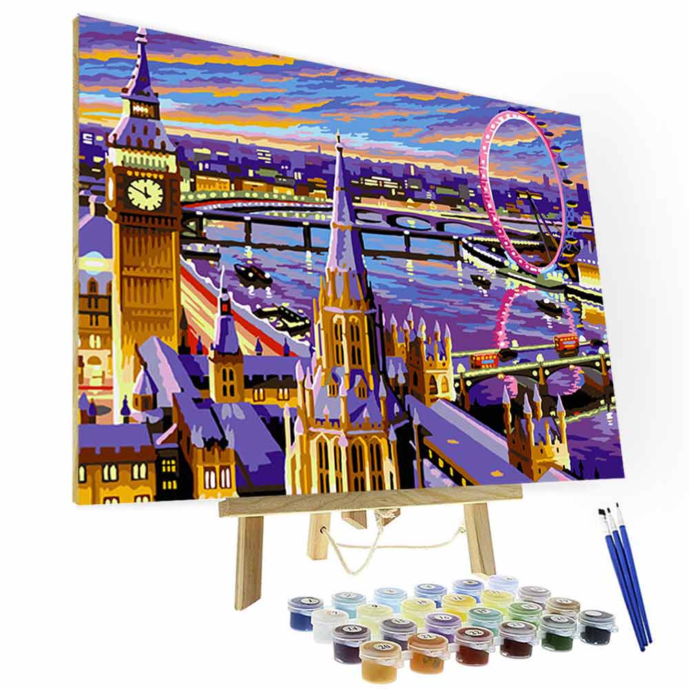 Paint by Numbers Kit - Love in London Deco26