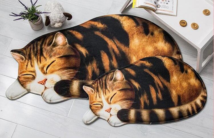 3D Printed Sleeping Cat Doormats