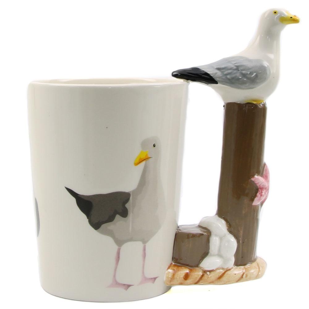 3D Seagull Shape Mug