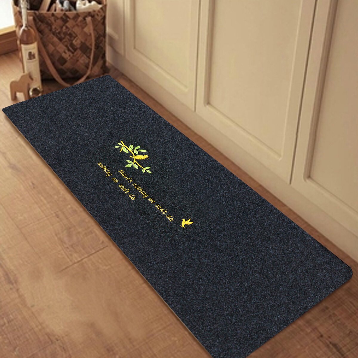 Indoor/Outdoor Non-Slip Kitchen Doormat Mat Floor Carpet Rug Entrance Outside Patio Inside Entry Way Bedroom Living Room Home Decor
