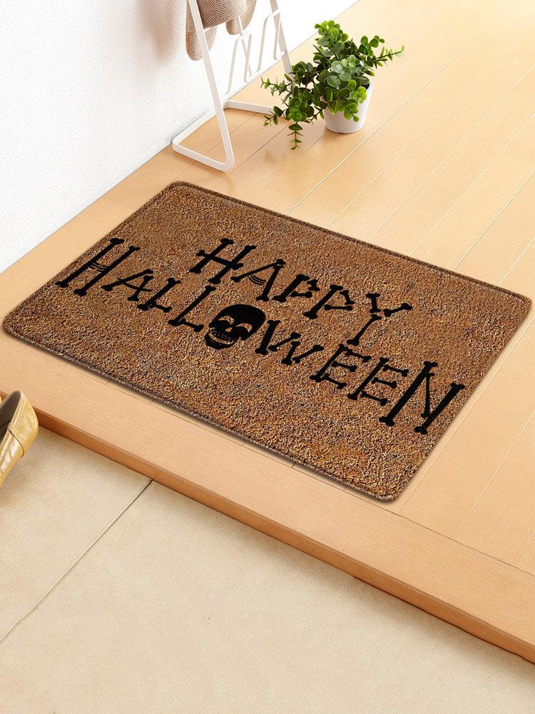 1 PC 24*16 Inch Halloween Doormat Blanket Entrance Front Door Mats Anti-Slip Bottom Entryway Indoor Outdoor Carpet