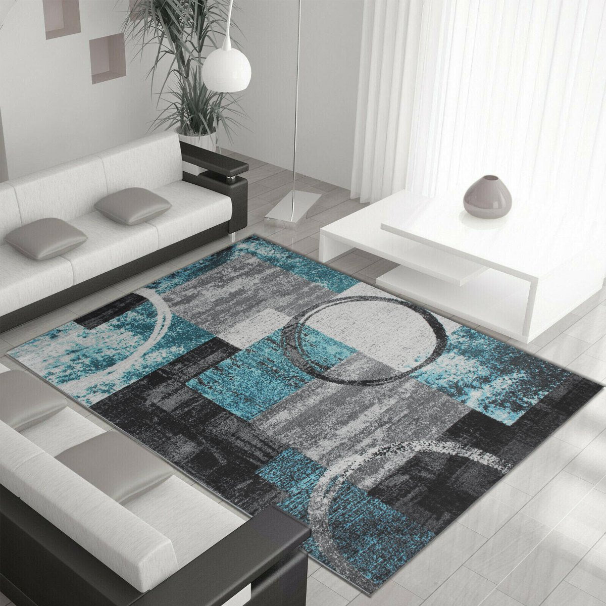 Abstract Extra Small Large Modern Area Rugs Floor Carpet Rug Mat For Living Room