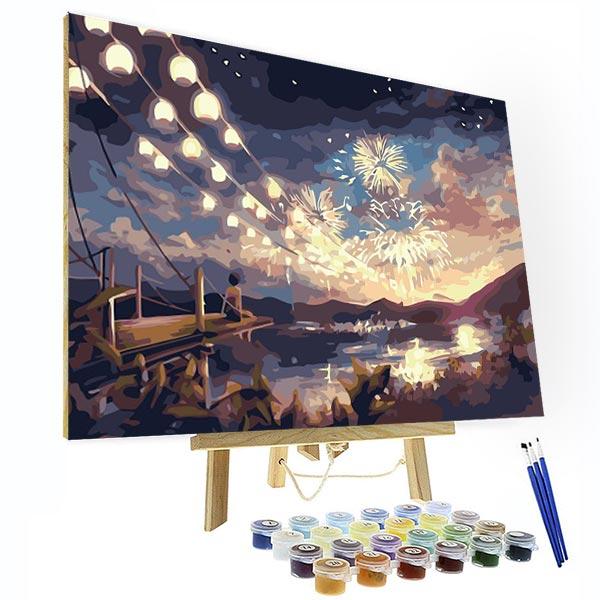Paint by Numbers Kit -  Firework Night Deco26