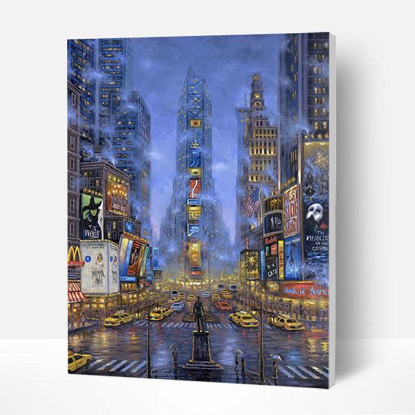 Paint by Numbers Kit -  Abstract Night City Deco26
