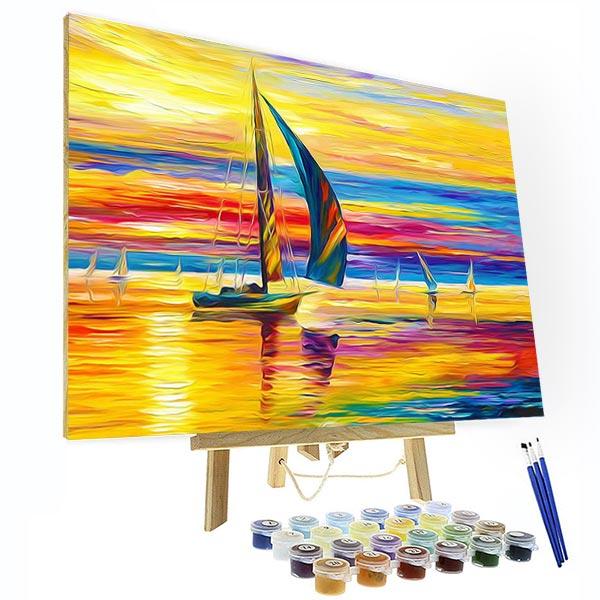 Paint by Numbers Kit - Sailing In The Sunset Deco26