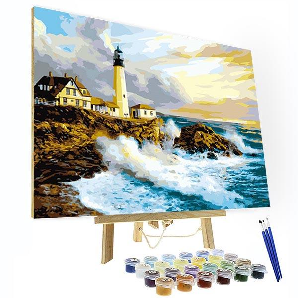 Paint by Numbers Kit - House By The Sea Deco26