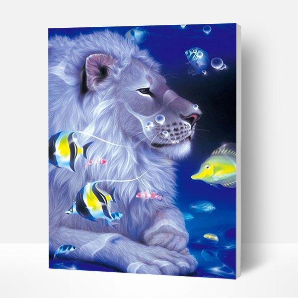Paint by Numbers Kit - Lion In The Sea Deco26