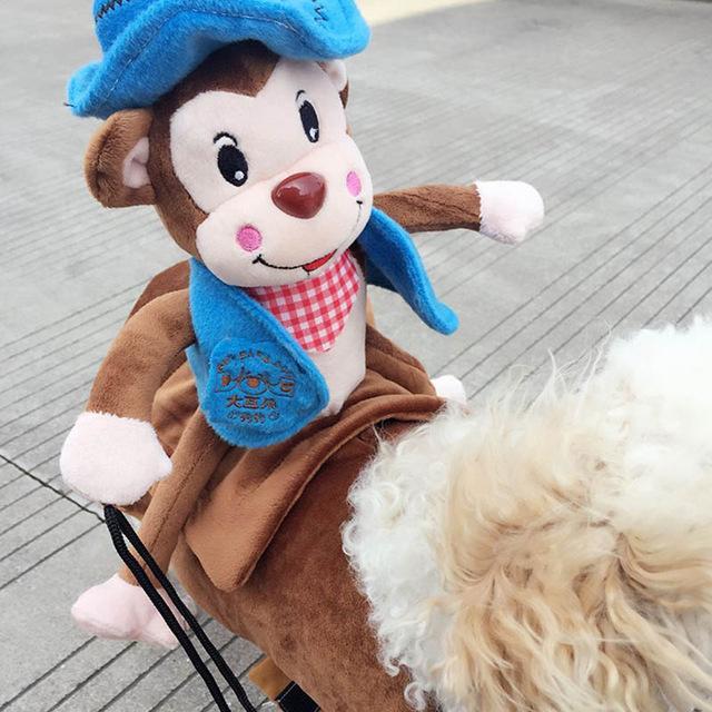Amazing Monkey Rider Costume for Pets