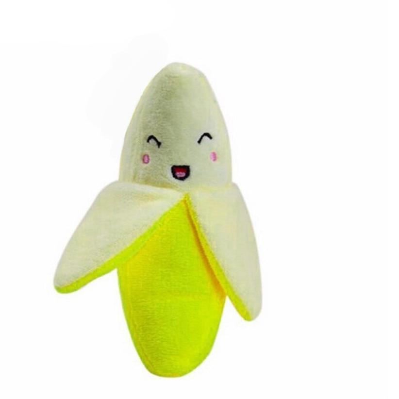 Banana Shape Dog Interactive Toy