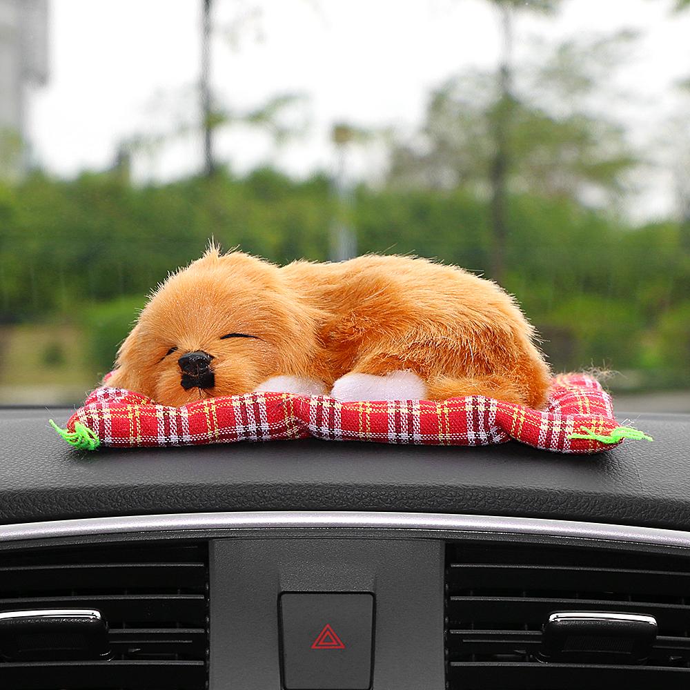 Car Ornament Lovely Plush Dog﻿