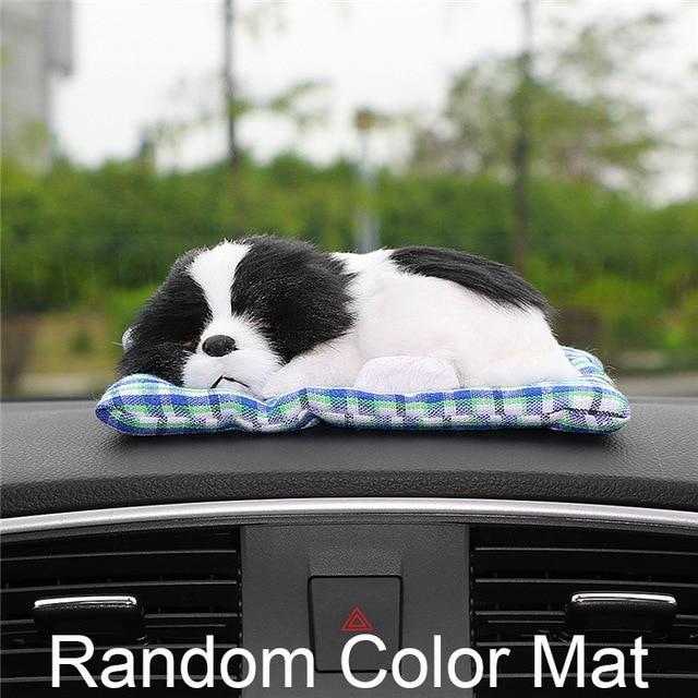 Car Ornament Lovely Plush Dog﻿