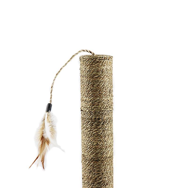 Cat Scratching Climbing Post Furniture With Feather Toy