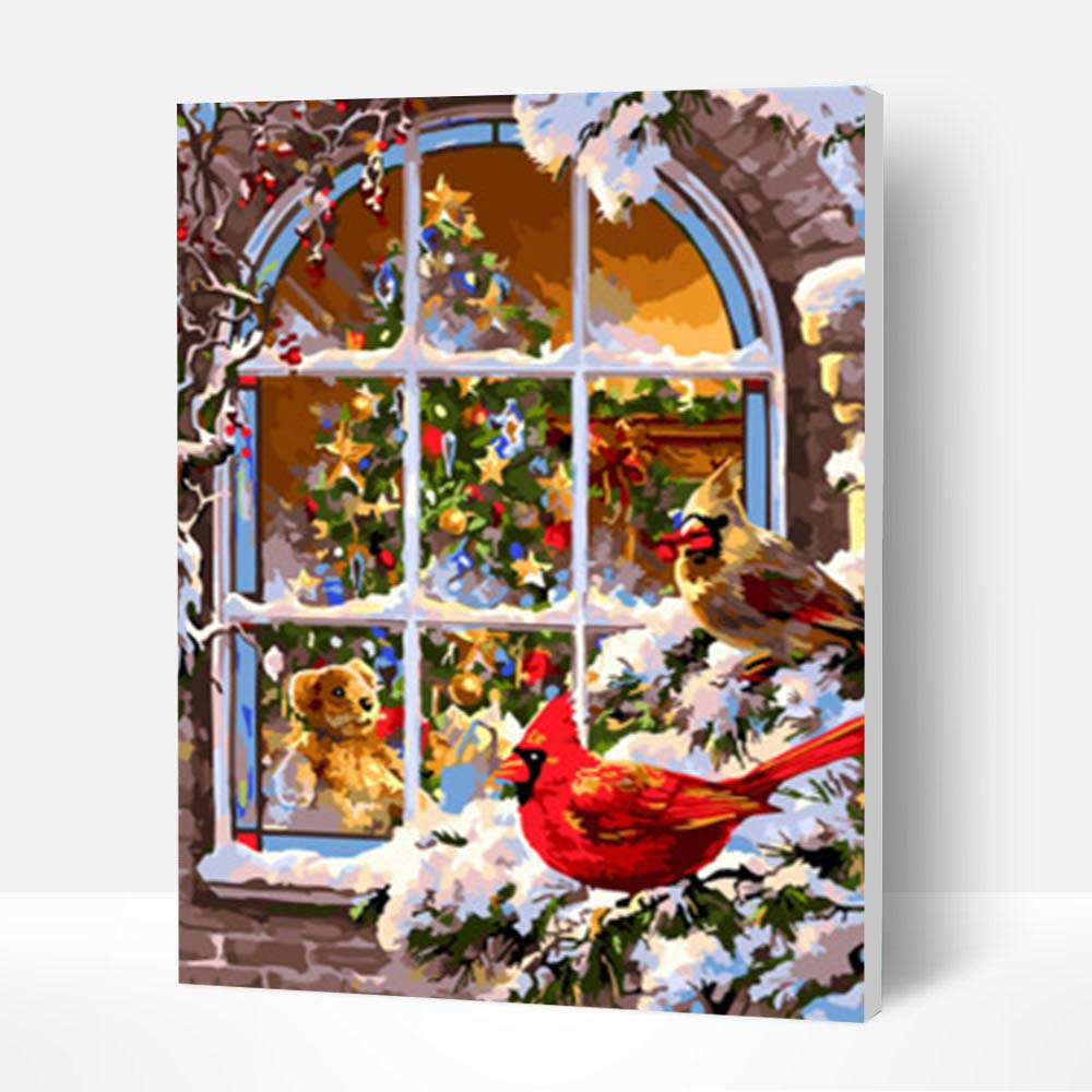 Paint by Numbers Kit -  Christmas Window Deco26
