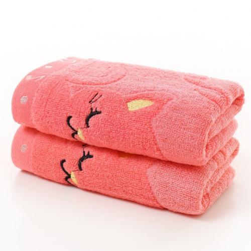 Cute Cat Design Quick-Dry Microfiber Towel