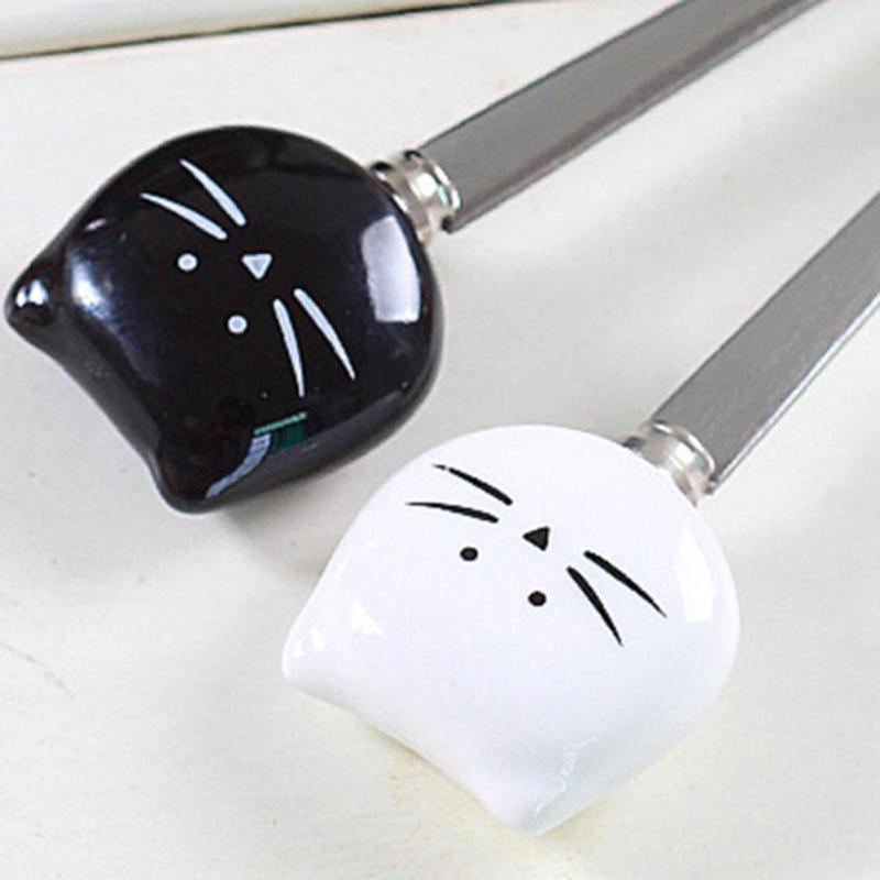 Cute Cat Face Stainless Steel Spoon