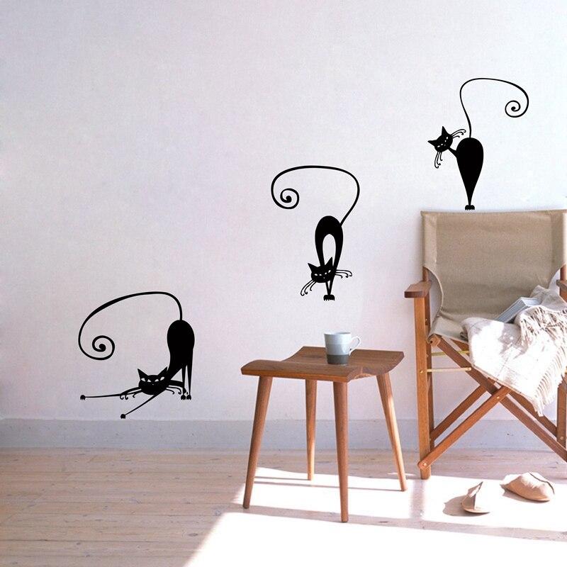 Cute Cat Wall Stickers