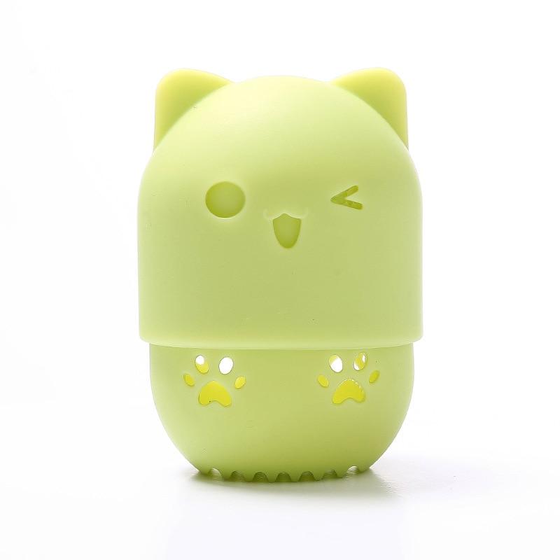 Cute Kitty Silicone Makeup Sponge Holder