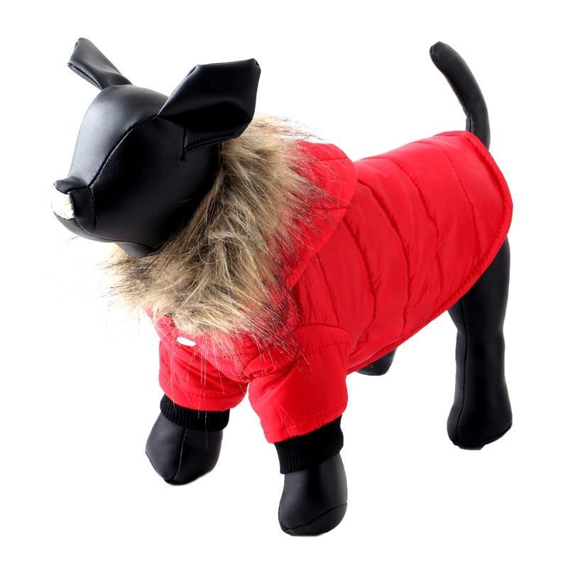 Fantastic Pet Coat Winter with Soft Fur Hood