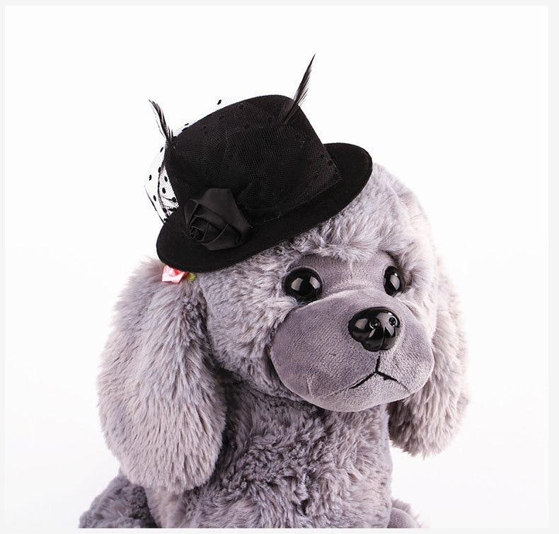 Feather Prince Style Hat For Pets