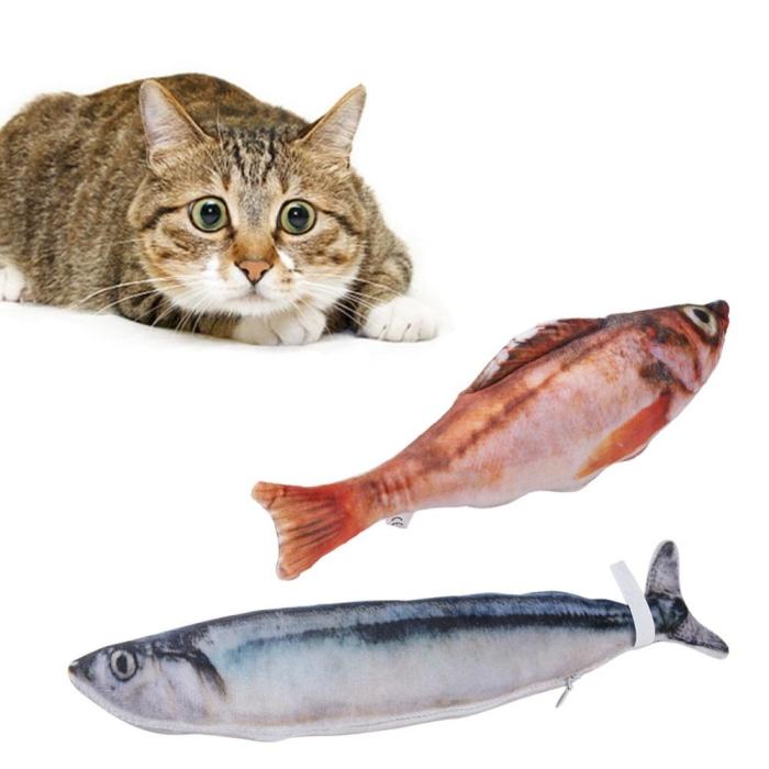 Fish Cat Toy Catnip Kicker [NON-Moving]