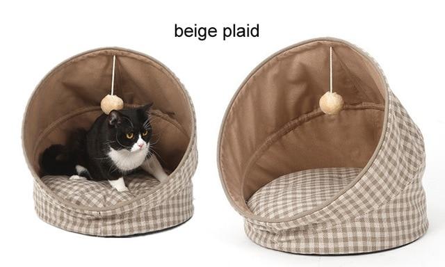 Foldable Cat Sofa Bed with Ball Play