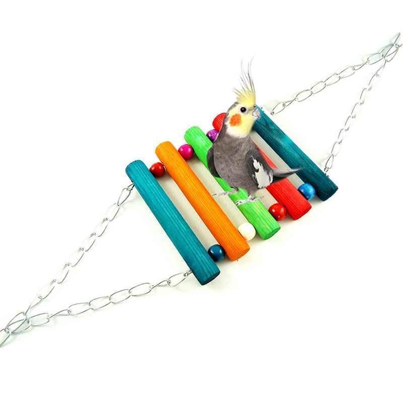 Four Types Of Pet Bird Standing Frame Swing Toy
