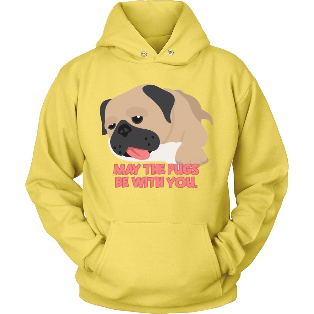 May the Pugs be with You Hoodie Design
