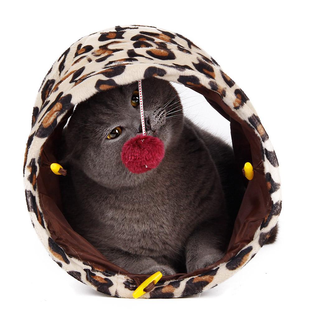 Mini Ultra Leopard Style Tunnel For Cat