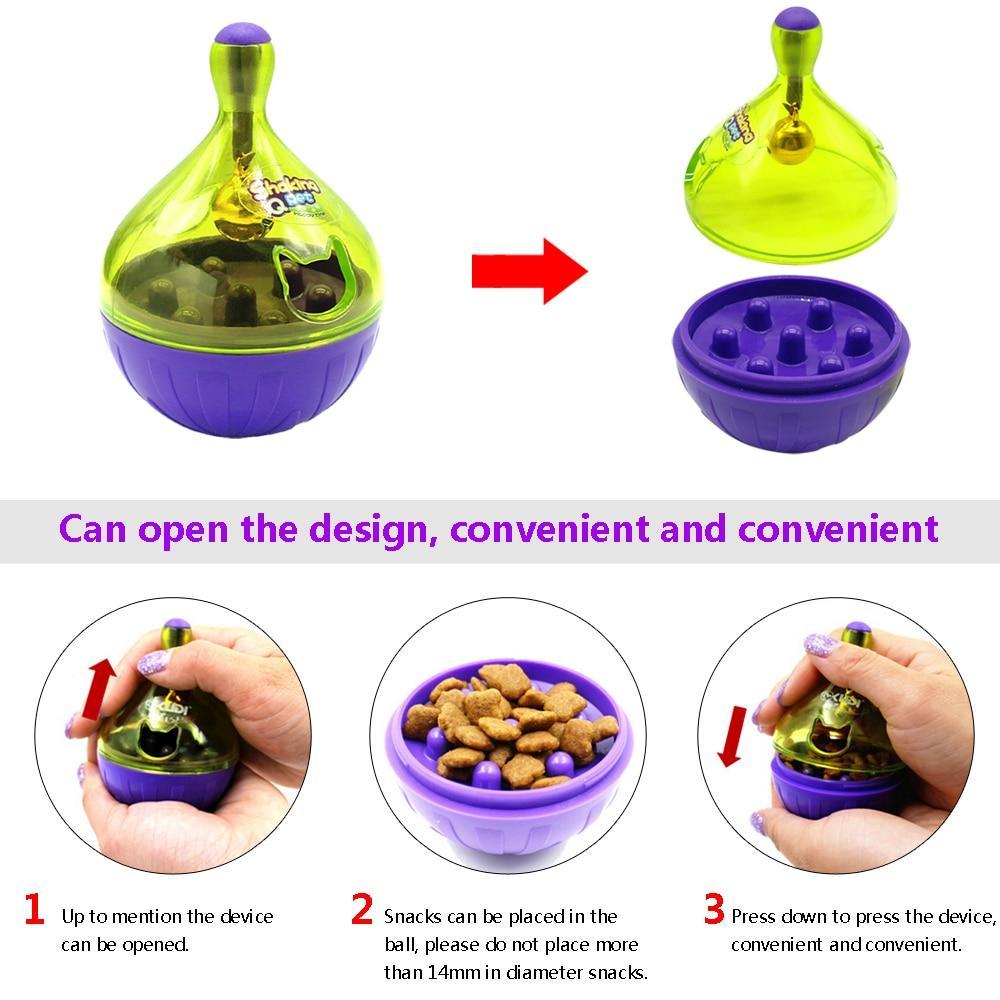 Pet Clever Interactive Cat IQ Treat Ball Toy