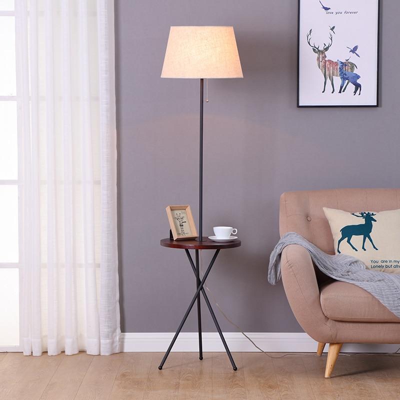 Deco26 Lance - Modern Nordic End Table & Lamp