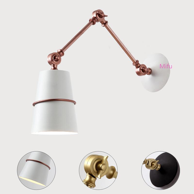 Retractable Long Arm Wall Lamp