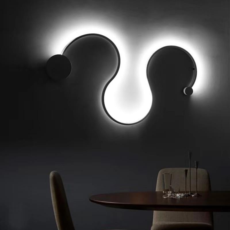 Deco26 Twisted LED Lighting Fixture - Curved Wall Light
