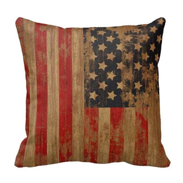 National Flag Themed Cushion Cover-USA