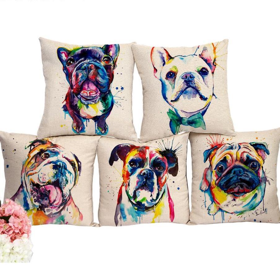 Dog Family Cushion Cover C