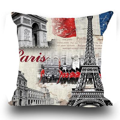 London Style Cushion Cover