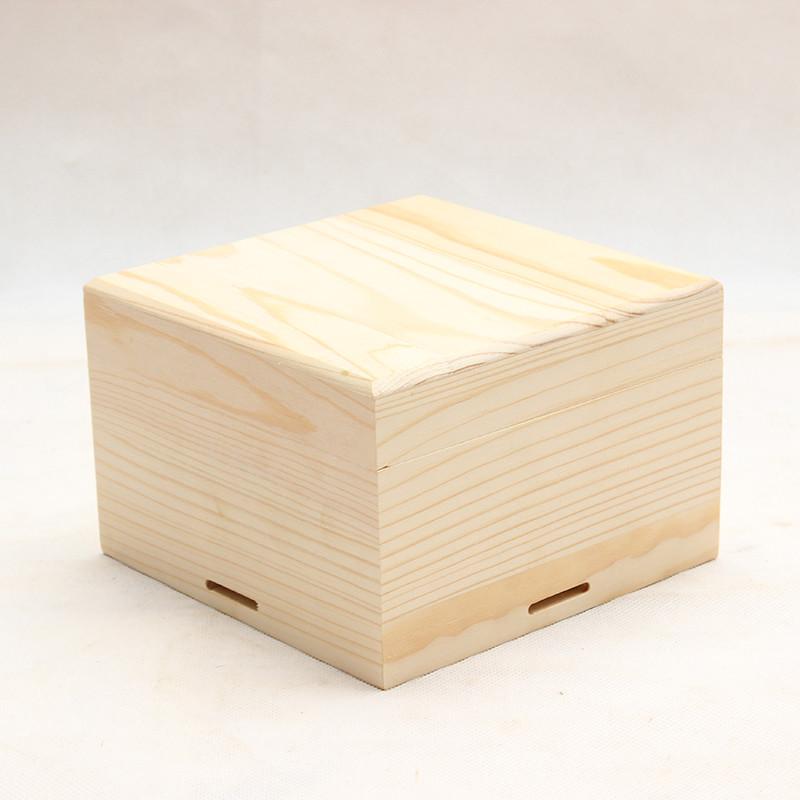Home Solid Wood Square Storage Box
