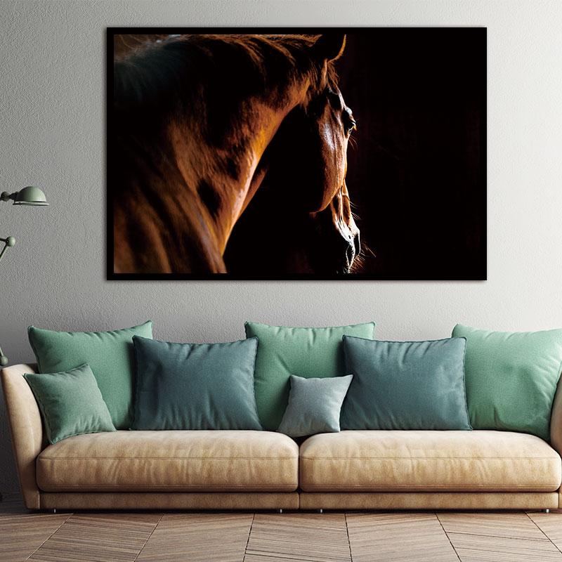 Wall Decor Beauty of Horse-Brown Multiple Sizes