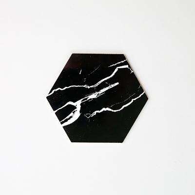 Black and White Marble Coaster