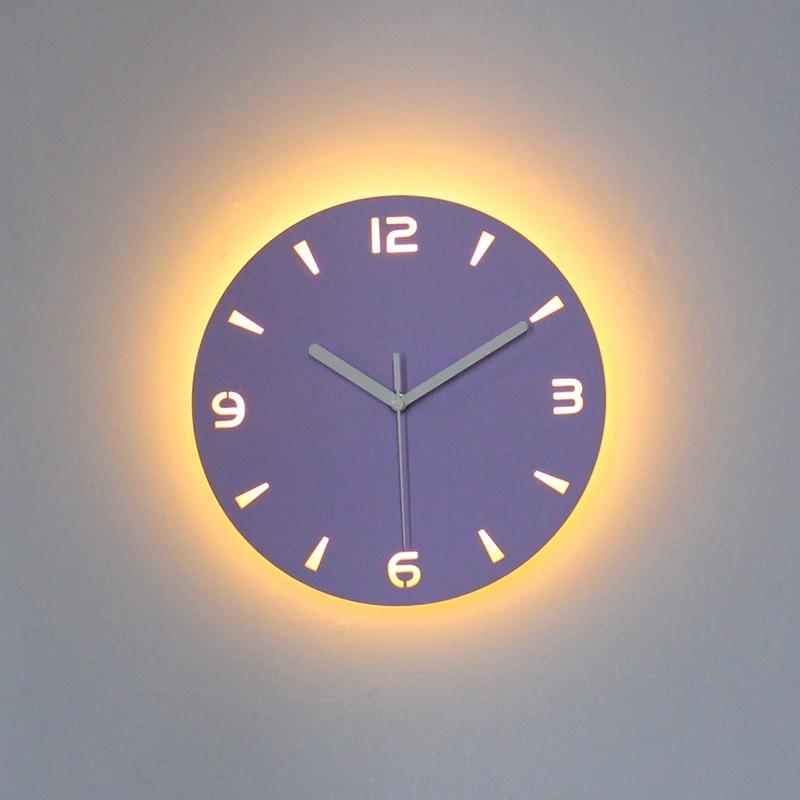 Deco26 Oriana - LED Back Light Silent Clock