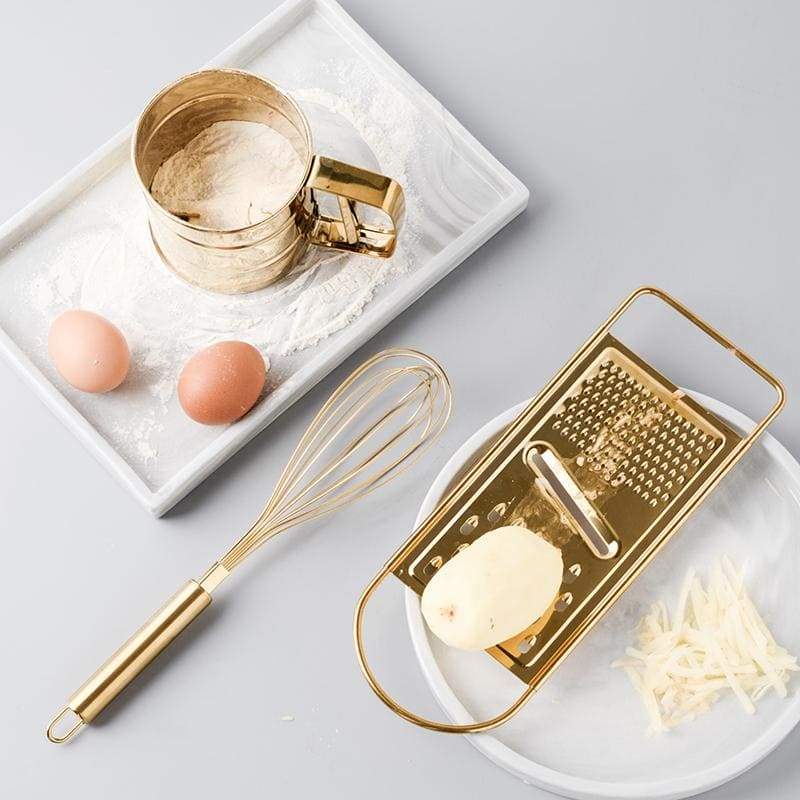 Nordic Style Golden Cooking Tools