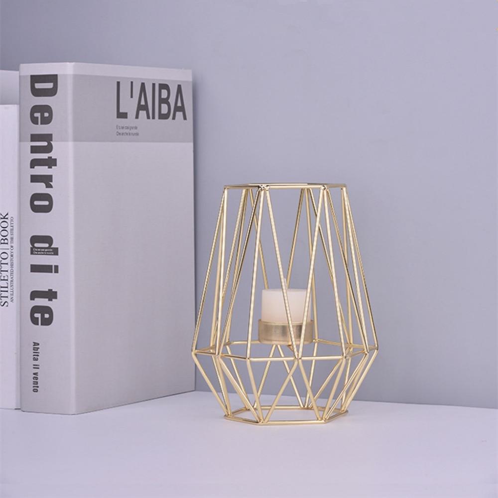 Diedra - Modern Geometric Cage Candle Holder