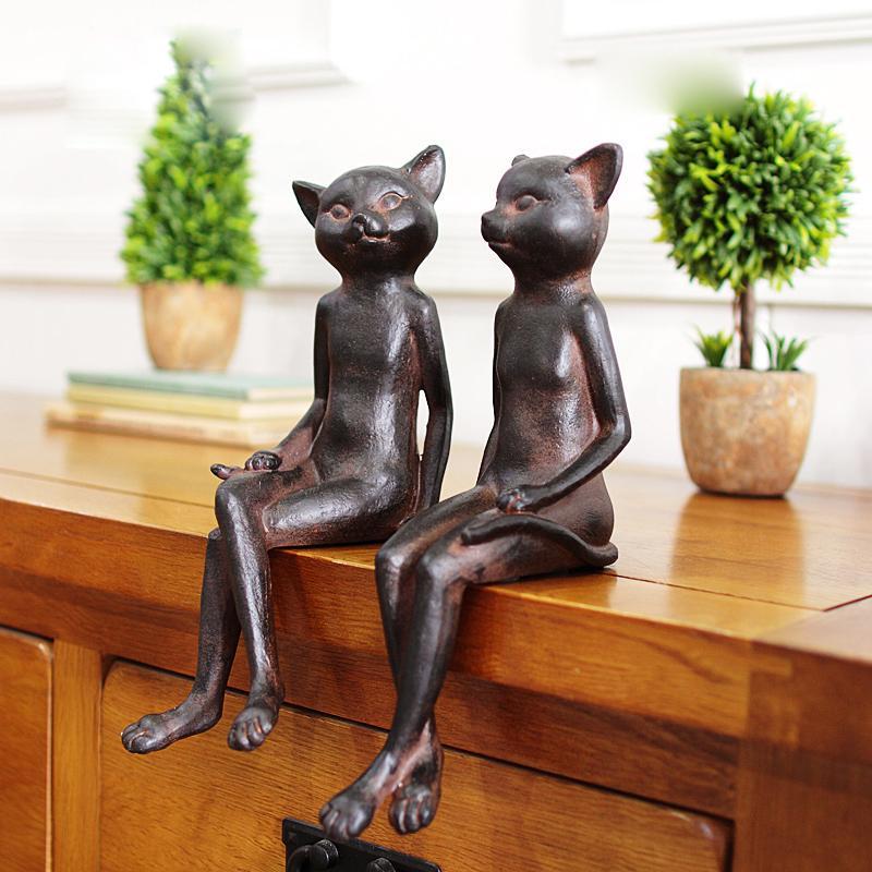 Retro Cat Figurine