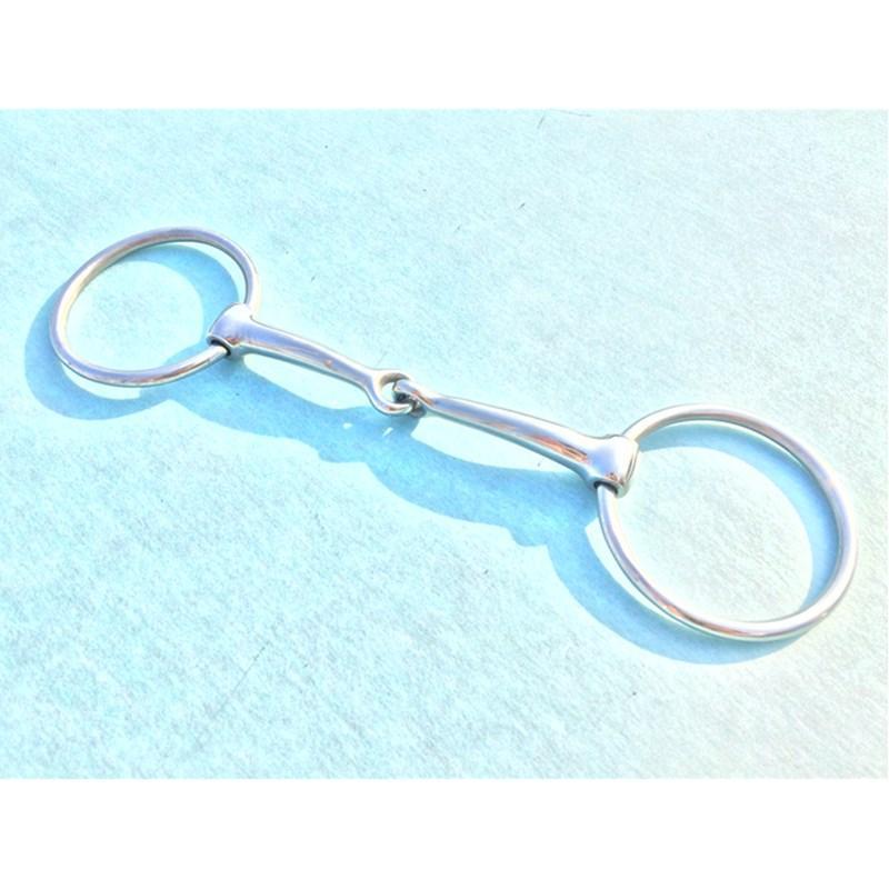 Solid Jointed Ring Snaffle Horse Bit Mouthpiece