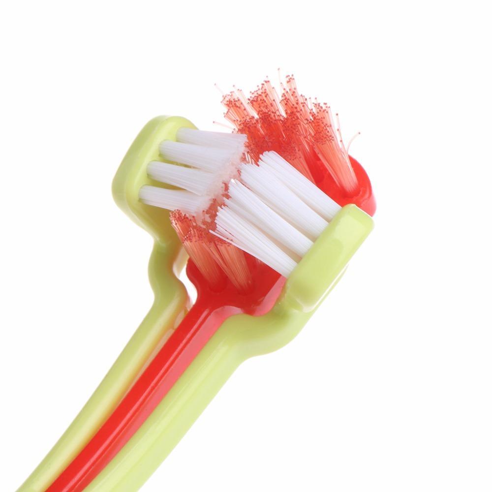 Triple Bristles Pet Toothbrush