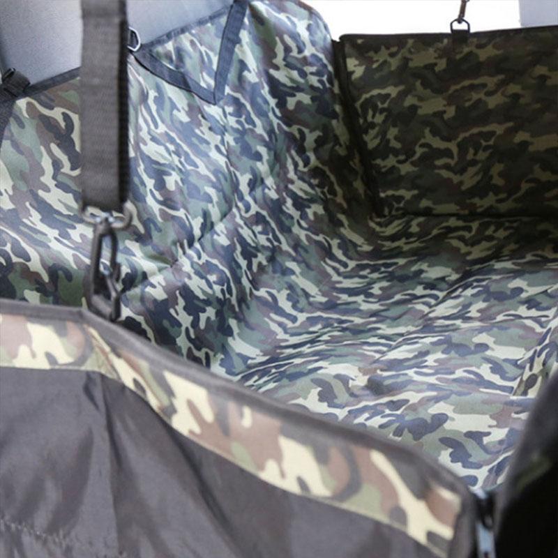 Waterproof Oxford Pet Car Seat Covers Camouflage Design